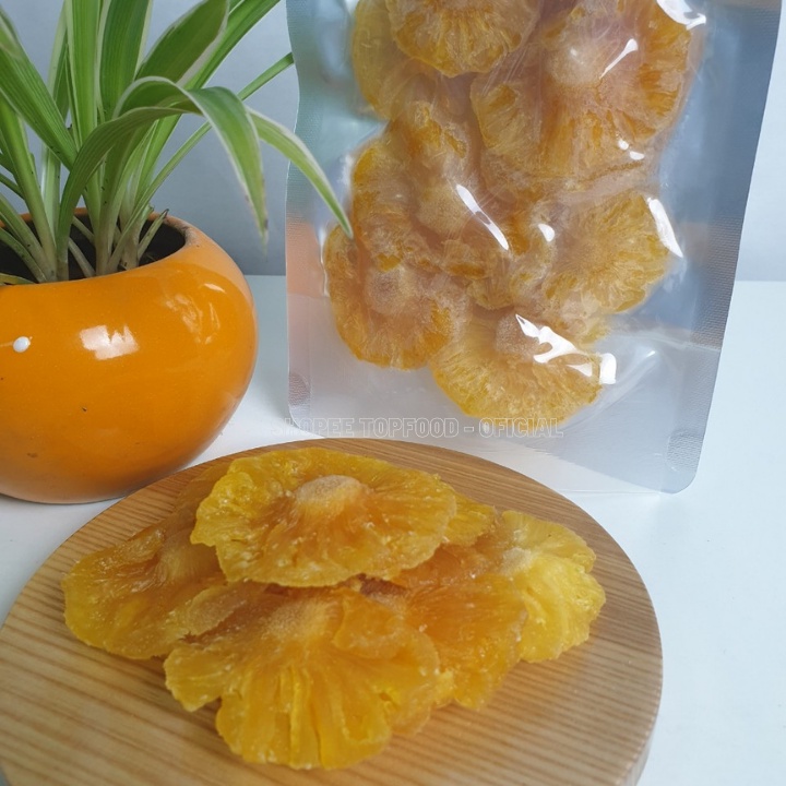 Dứa sấy dẻo không đường, Thơm sấy dẻo không đường siêu ngon vị chua ngọt tự nhiên