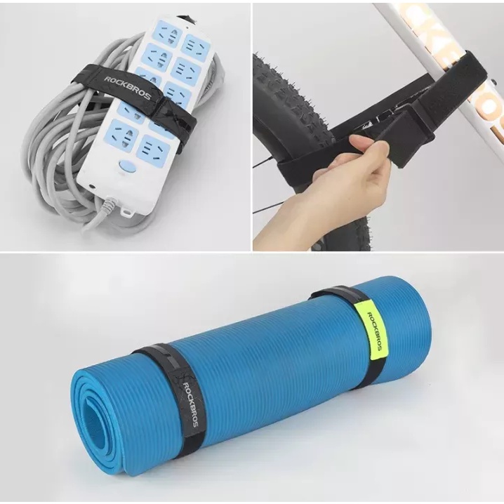 Đai cố định hành lý xe đạp ROCKBROS bằng nylon có thể điều chỉnh gấp gọn đa năng
