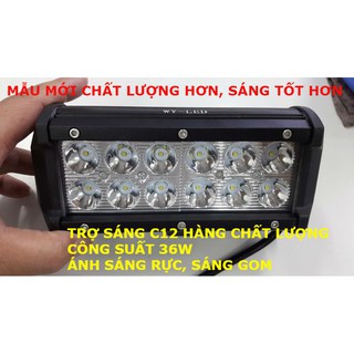 Đèn led trợ sáng c12- 2 tầng hàng xịn