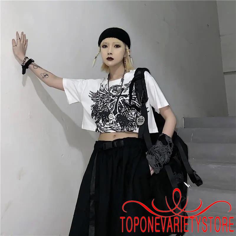 Áo Thun Nữ Tay Ngắn Cổ Tròn Có In Hình Thời Trang Phong Cách | BigBuy360 - bigbuy360.vn