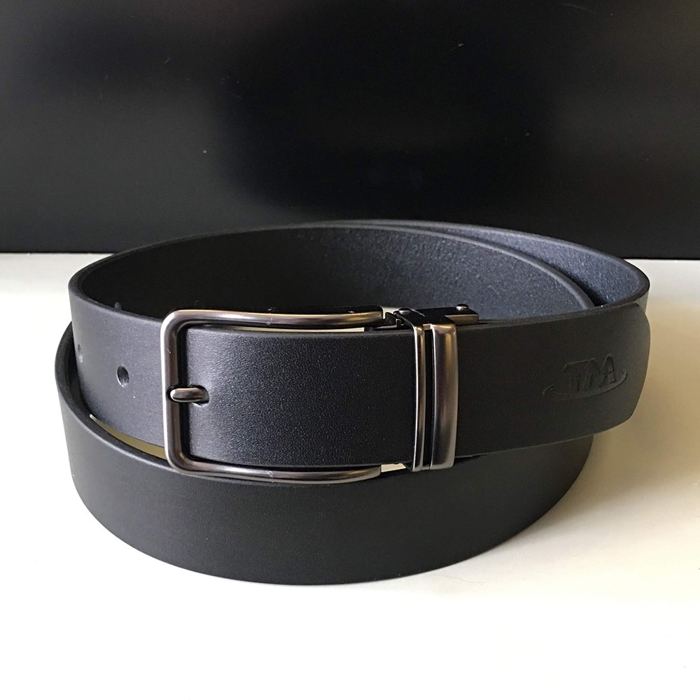 Thắt Lưng Nam Da Bò Thật Khóa Kim Kẹp Cao Cấp TM69