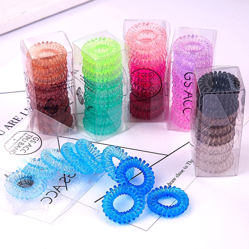 Dây cột tóc 17KM bằng nhựa co giãn thời trang