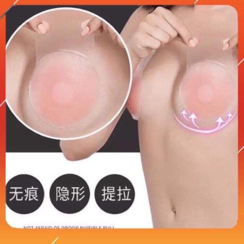miếng dán ti⚡ XẢ KHO ⚡ Dán ti silicon sử dụng nhiều lần,miếng dán ngực làm đầy bầu ngực,tự tin về đường cong vòng 1