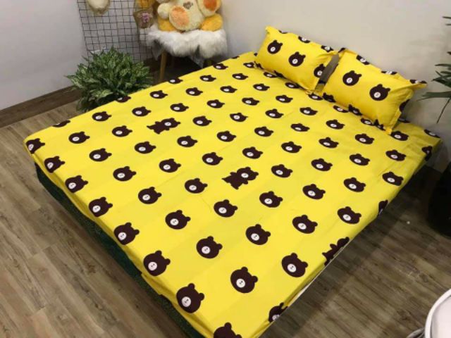 Ga Trải Giường Bọc Đệm Cotton Poly M2 M5 M6 Đồng Gía