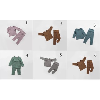 Bộ Thun Cạp Cao MINKY MOM Hàng Quảng Châu Cho Bé