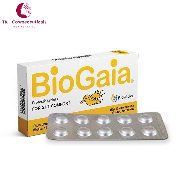 Men Vi Sinh Biogaia Protectis Tablets  - Hộp 10 Viên