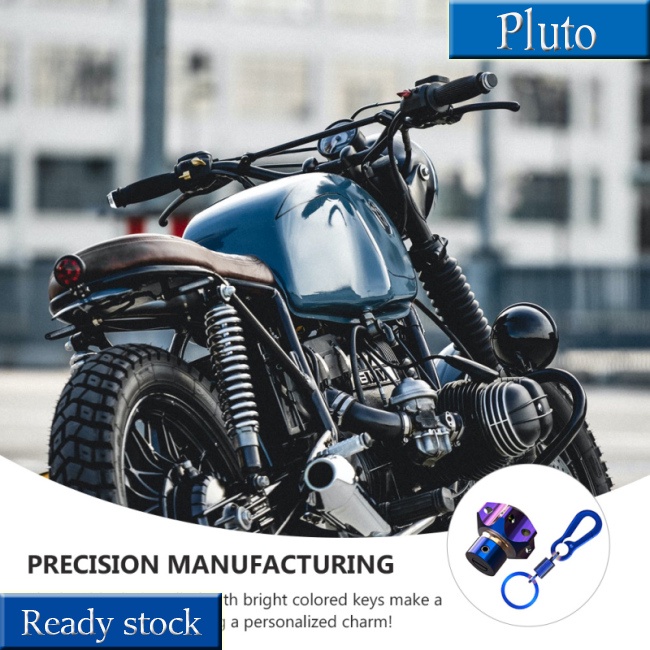 Móc khóa bằng titan mạ vàng họa tiết đầu lục giác dễ thương bắt mắt