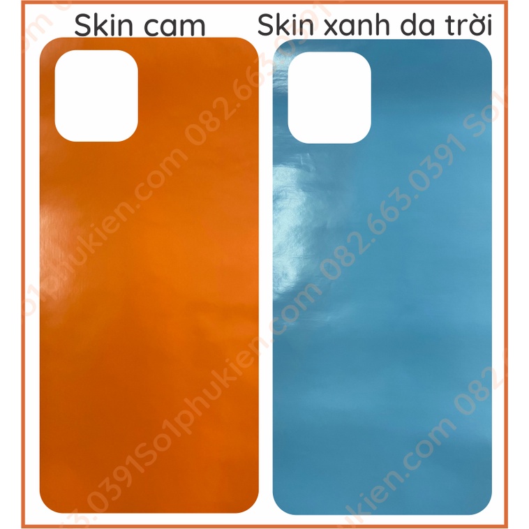 Miếng dán mặt lưng skin carbon Samsung a03