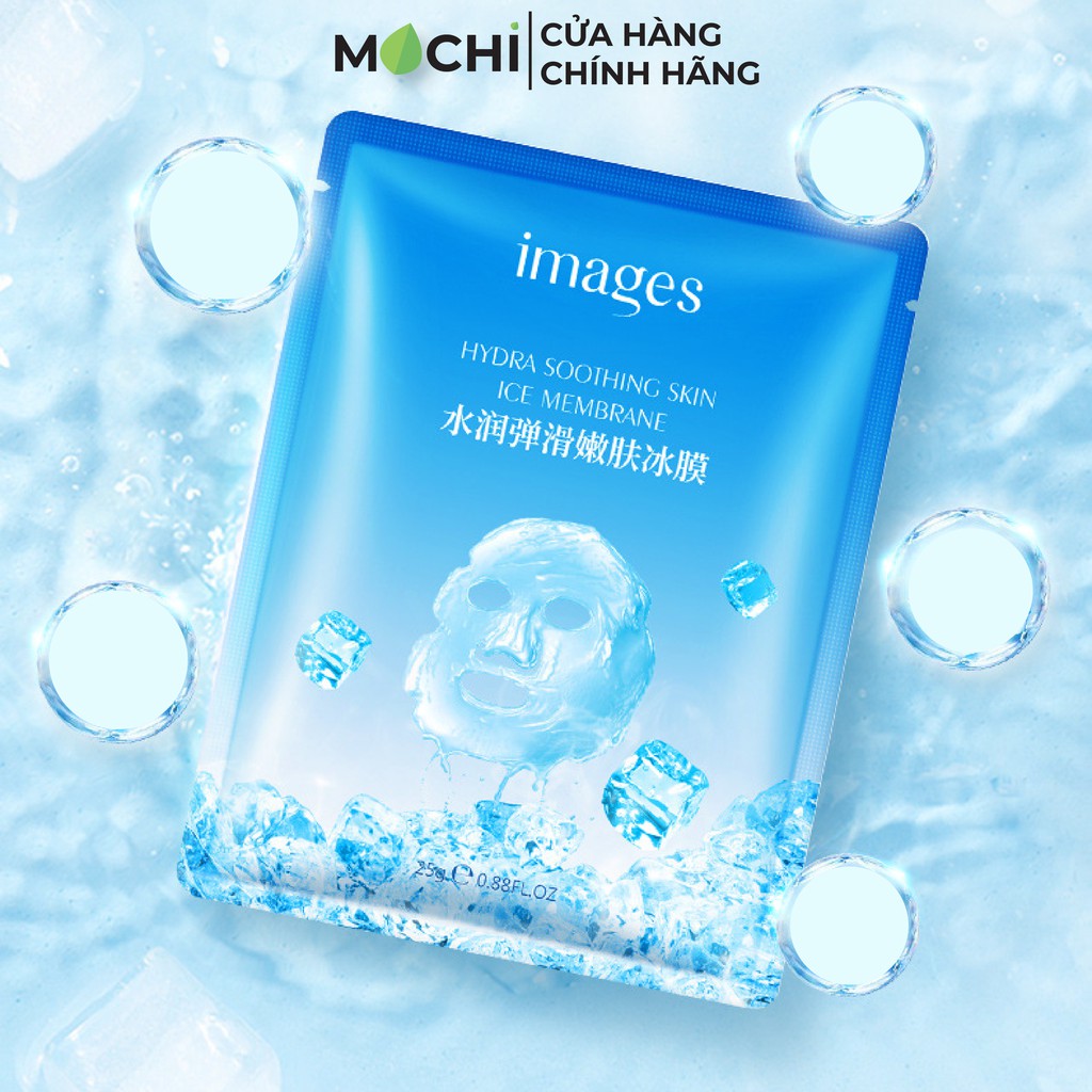 Mặt Nạ Đá Băng Cấp Ẩm Dưỡng Trắng Da Ngừa Mụn Kiềm Dầu Mask Giấy Đắp Mặt Nội Địa Trung images MOCHI SHOP