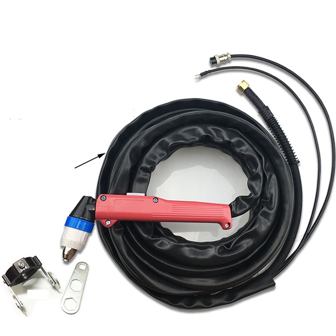 Mỏ cắt plasma  P80 bọc da 4m đẹp Dây cắt plasma P80