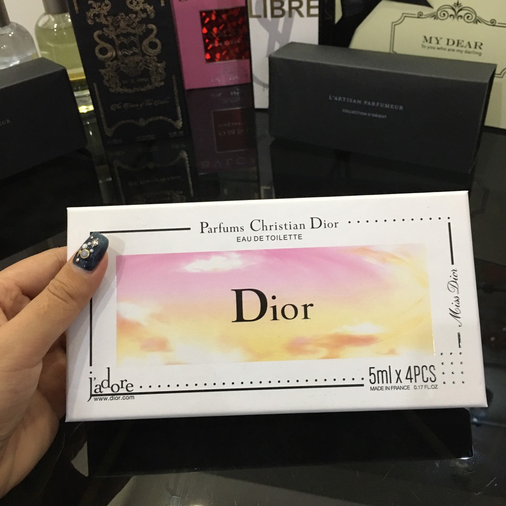 ❤️Chính Hãng❤️ Combo Sét 4 nước hoa dior Dior 5ml, dịu dàng tinh tế, | Thế Giới Skin Care