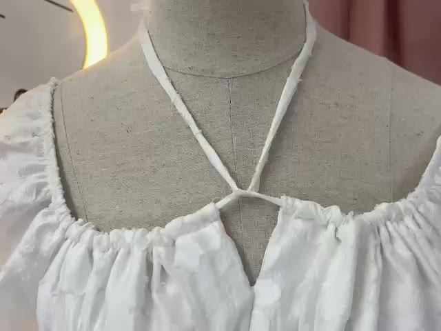 Đầm dự tiệc cổ vuông chất ren hoa tay dài dáng váy ngắn dễ thương - NV306 | BigBuy360 - bigbuy360.vn