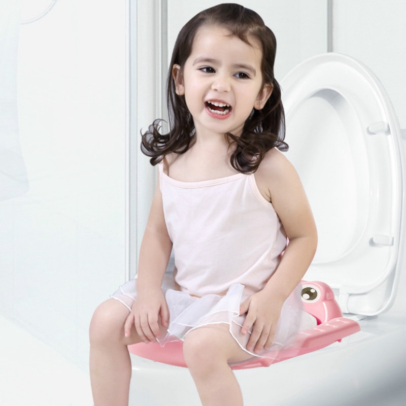 Ghế Ngồi Toilet Cỡ Lớn Họa Tiết Hoạt Hình Dễ Thương Cho Bé