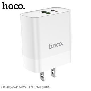 Cóc sạc nhanh hc c97 pd20w qc3.0 - 2 cổng sạc type c + usb