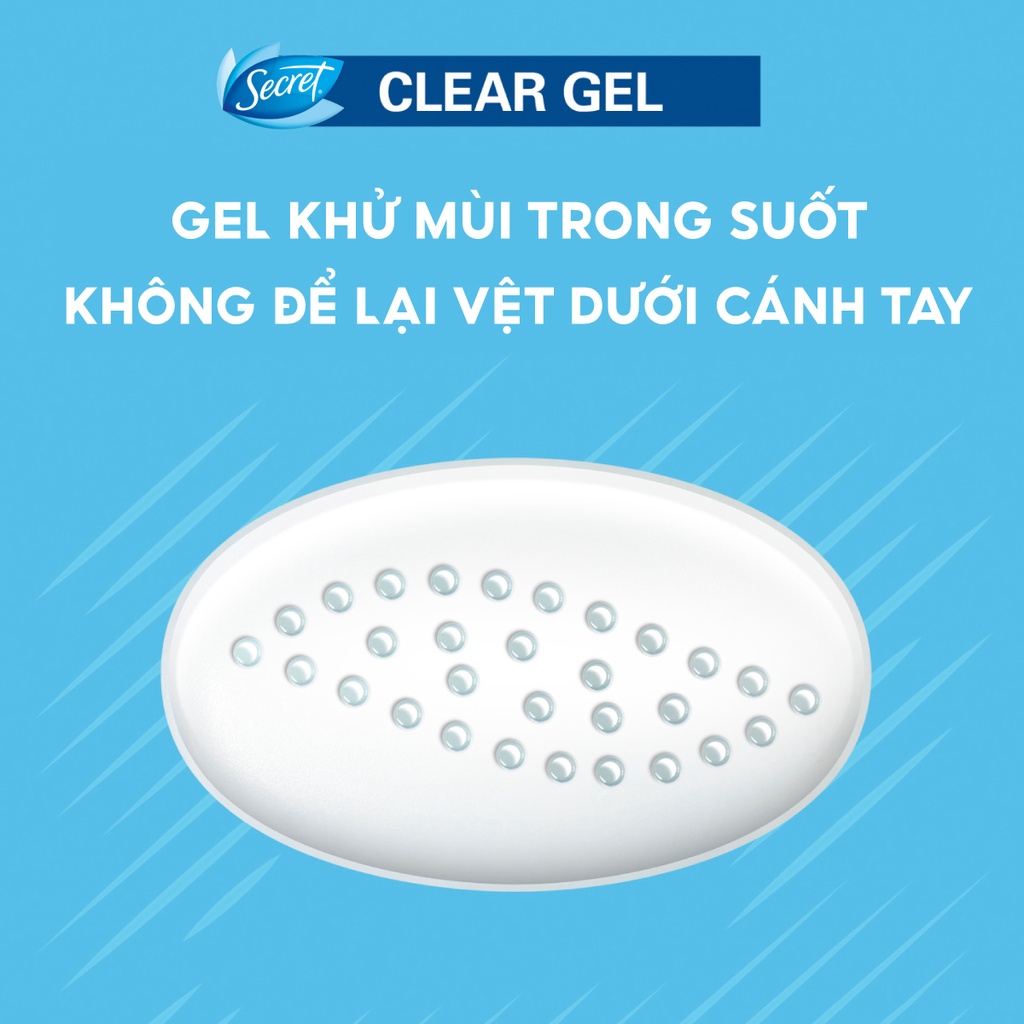 Gel Ngăn tiết mồ hôi và Khử mùi Secret nhiều mùi hương 73g | BigBuy360 - bigbuy360.vn