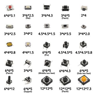 25 Nút nguồn micro nhiều mẫu