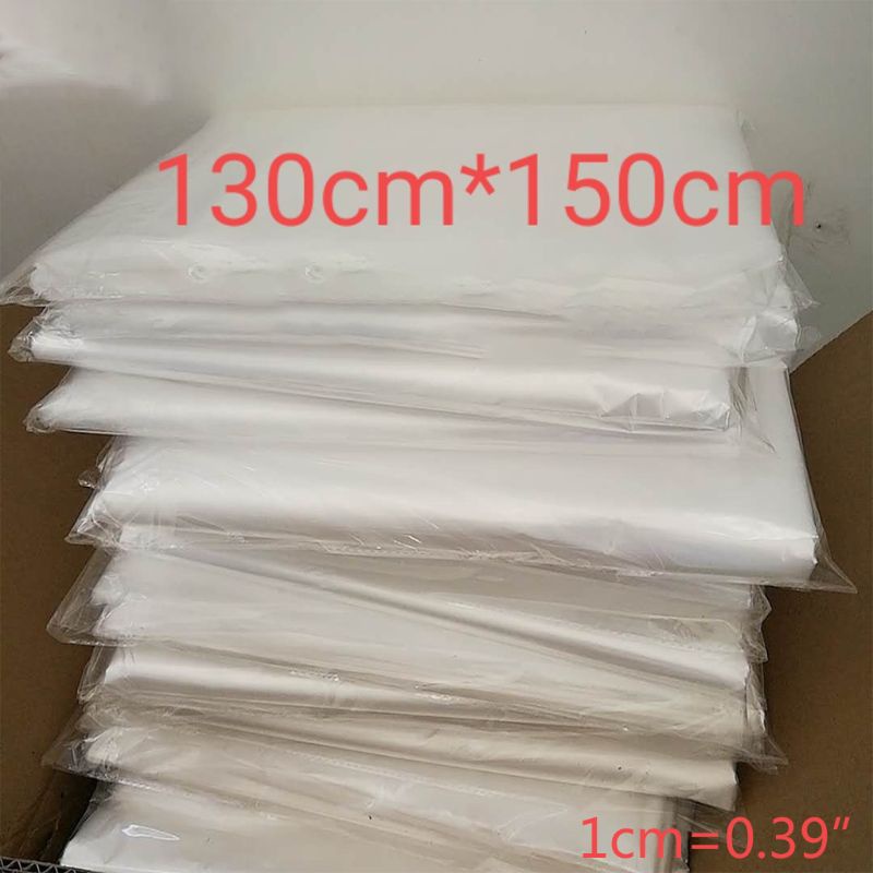 Set 50 Áo Choàng Cổ 130x150cm Bằng Nhựa Chống Nước Dùng Một Lần Đa Ứng Dụng