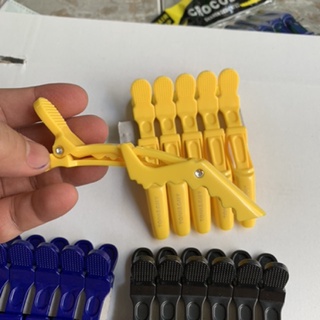 Kẹp chia tóc mỏ vịt cá sấu bộ 6 cái
