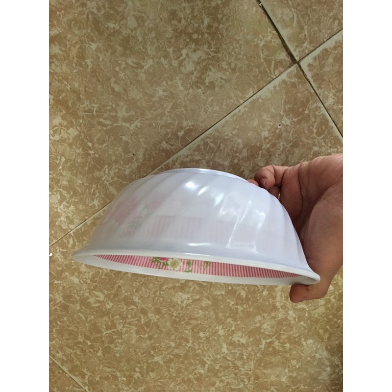 Tô nhựa phíp xoắn trắng và hoa đủ cỡ( có ảnh thật)