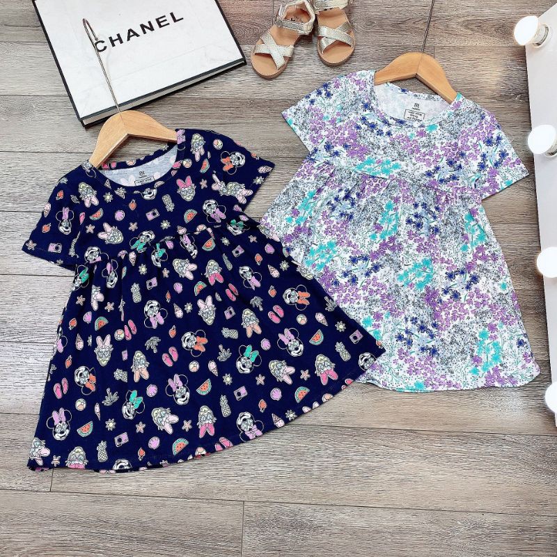 ✓16_32kg✓ Váy cotton xuất dư cho bé gái size nhỡ từ 16_32kg dáng BASIC dễ mặc, ĐƯỢC CHỌN MÀU