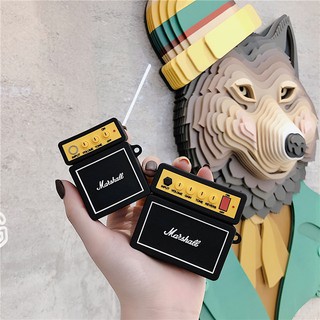 Case Airpods Pro 3D Chống Va Đập Hình Loa Marshall , Bao Tai Nghe Pro  Marshall Dễ Thương Silicon Dẻo