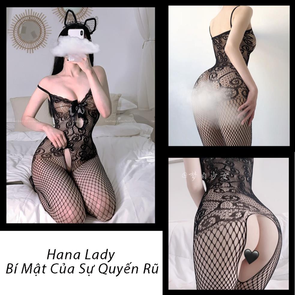 Bodysuit lưới sexy , đồ ngủ bó sát siêu gợi cảm khiêu gợi VN279 ་