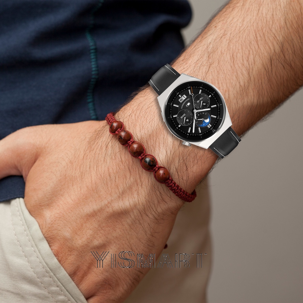 Dây Đeo Da Thay Thế Cho Đồng Hồ Thông Minh Huawei Watch GT3 Pro 20/22mm