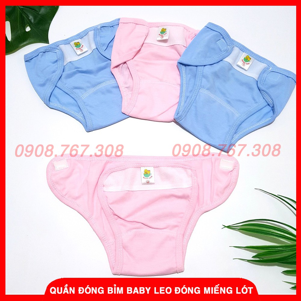 Quần Đóng Bỉm Baby Leo Cho Bé Từ Sơ Sinh Đến Dưới 6kg - Chất Cotton Mềm