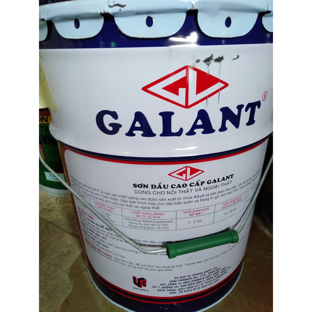 Sơn dầu màu đỏ Galant 505 17,5L