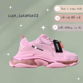 Giày Balen Đế Khí Màu Hồng Cao Cấp Thể Thao Nam Nữ Thời Trang Siêu Hot Giày Đôi Nam Nữ