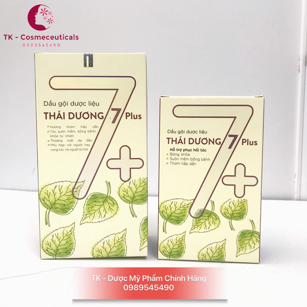 Dầu Gội Dược Liệu Thái Dương 7 Plus, Chống Rụng Tóc, Ngăn Ngừa Gàu Sao Thái Dương - 100ml 250ml