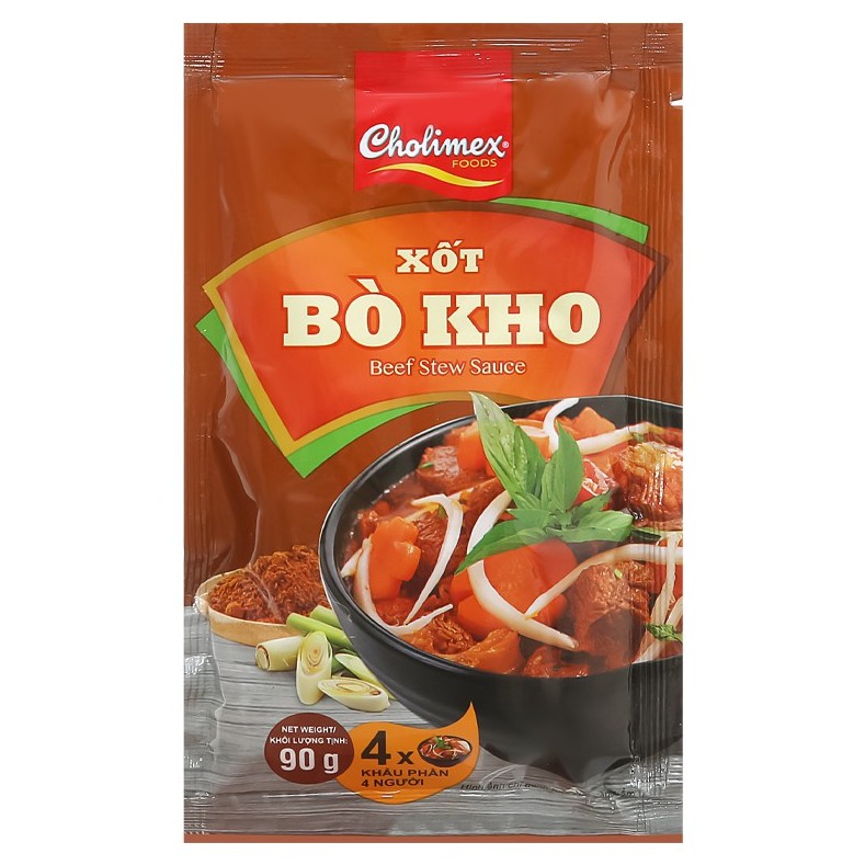 (Gói) Xốt bò kho Cholimex gói 90g