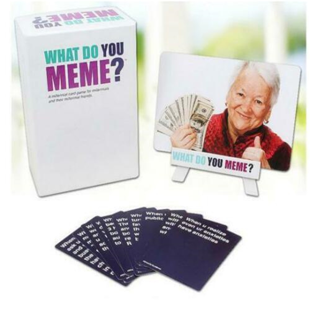 "What Do You Meme" English board game card Party game With your family and friends Christmas Gift