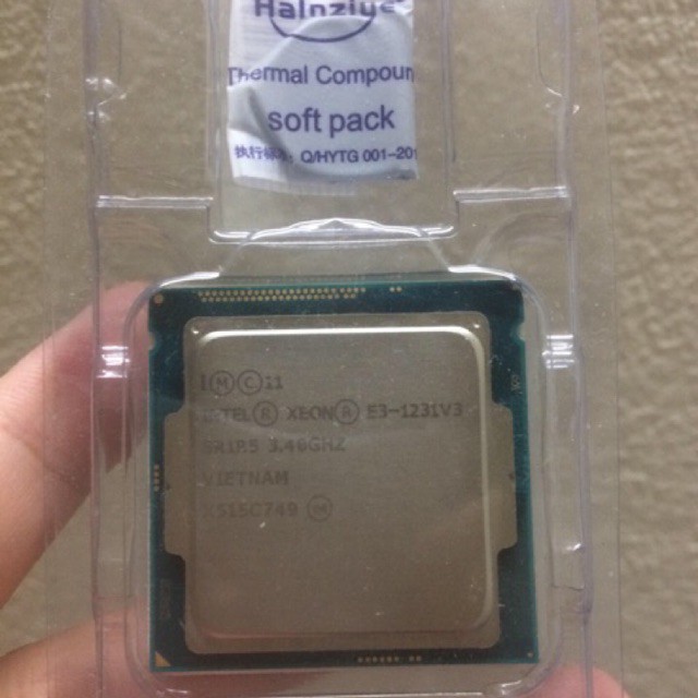 Chip Intel Xeon E3 1231v3 hàng cũ chip xeon E3 1231v3 mạnh nganh i7 4770