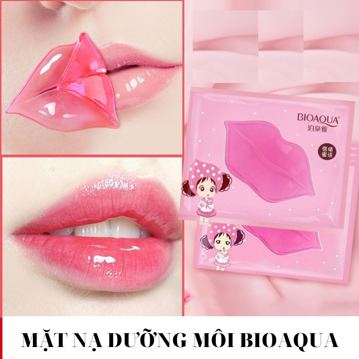 Mặt Nạ Dưỡng Môi Bioaqua Dưỡng Ẩm Nội Địa Trung  Mask Môi Bioaqua Làm Mặt Nạ Ngủ Cho Môi Giảm Thâm Dưỡng Môi Căng Hồng