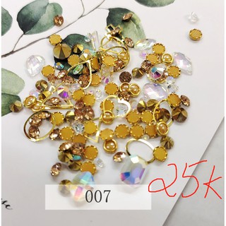set đá charm trang trí móng tay