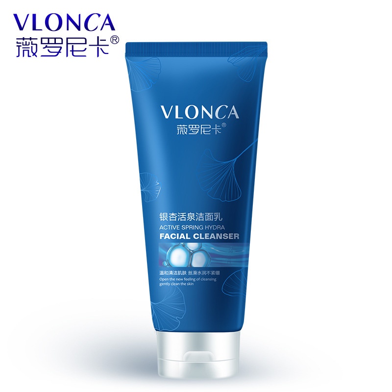 [Hàng mới về] Sữa rửa mặt VLONCA tinh chất thực vật sống mùa xuân dưỡng ẩm làm mới làn da