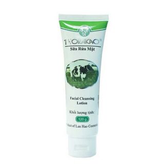 Sữa rửa mặt trắng da Tinh chất sữa bò Thorakao Facial Cleansing Lotion 120g