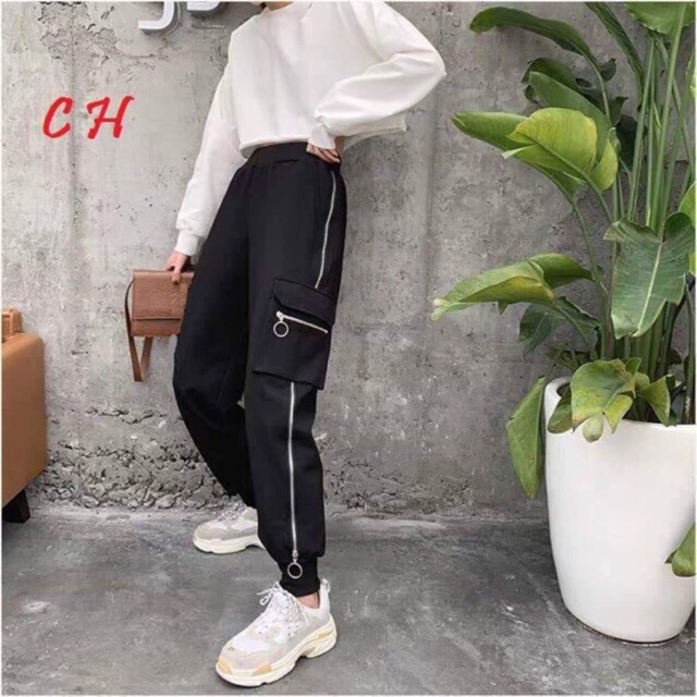 Quần kaki khoá dọc