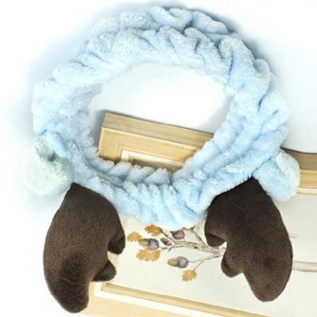 Băng Đô Sừng Hươu 3D Vải Nhung Mềm Mại Cao Cấp (Giao màu ngẫu nhiên)