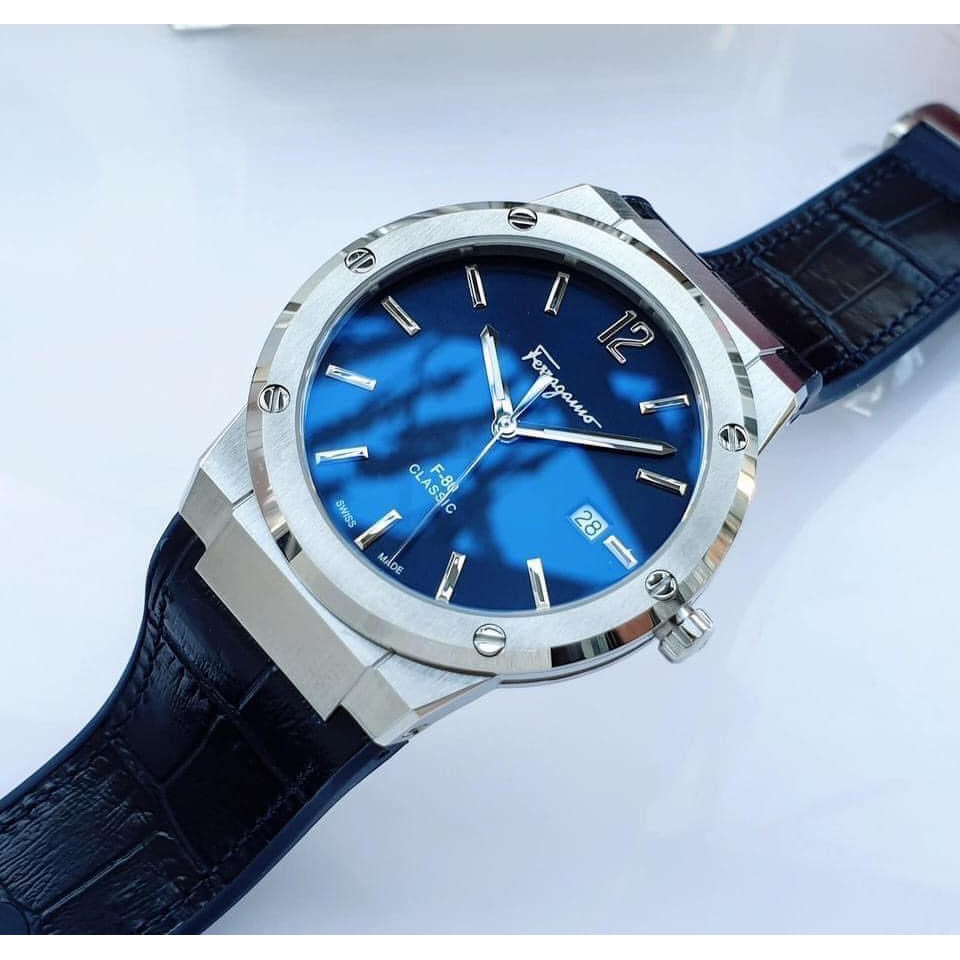 Đồng hồ nam chính hãng SaIvatore Ferragamo - Máy Quartz pin Thụy Sĩ - Mặt kính Sapphire