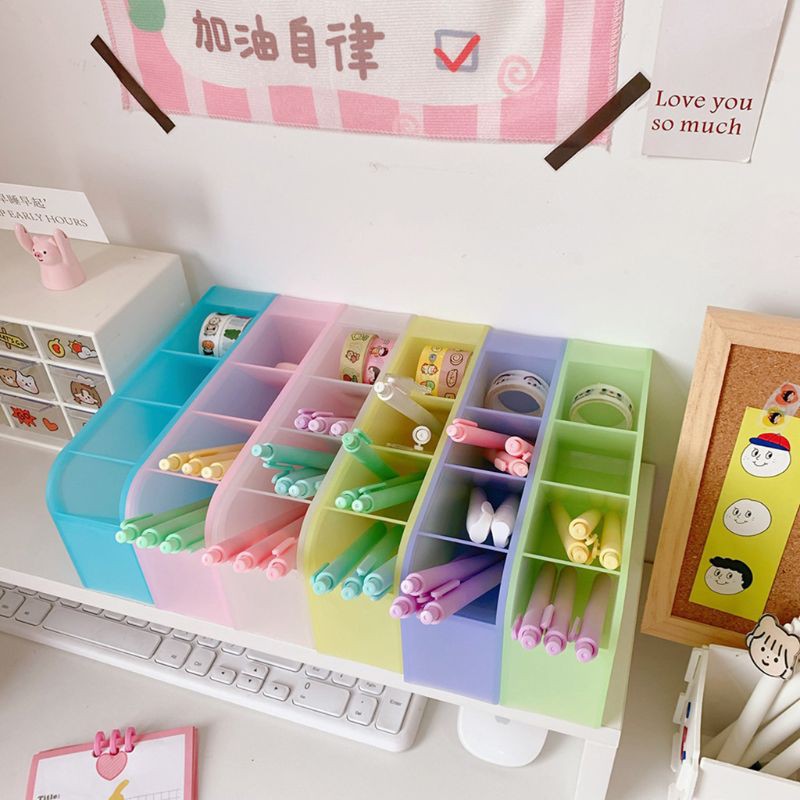 Hộp Đựng Bút / Đồ Trang Điểm Để Bàn Tiện Lợi