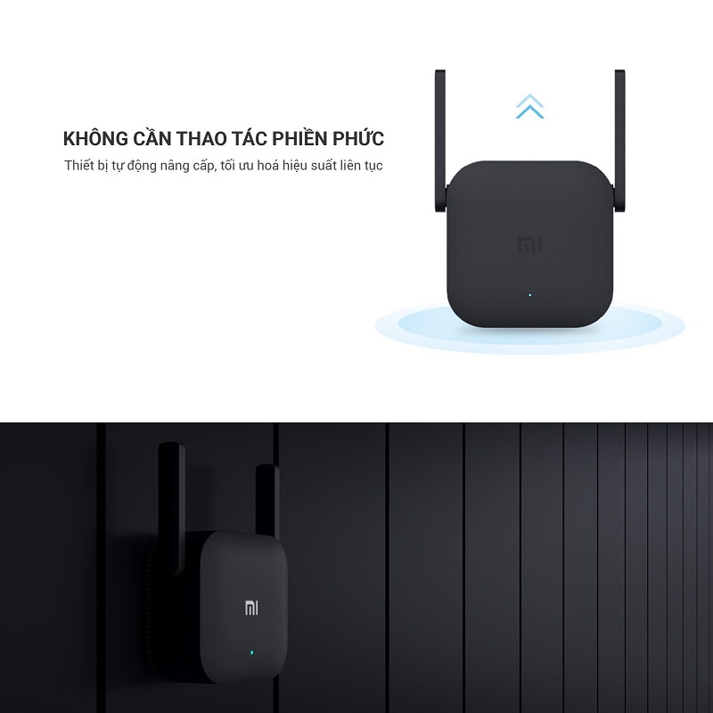 Kích sóng wifi xiaomi 2 râu repeater pr-Mở rộng vùng phủ sóng đến hơn 20m, thiết kế nhỏ gọn-Bảo hành 12 tháng
