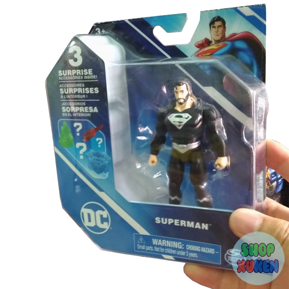 Mô hình siêu anh hùng DC - Superman, Flash, Cyborg, Shazam và Black Superman - Shopxuken