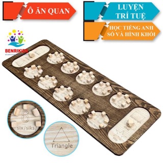 Trò chơi ô ăn quan bằng gỗ