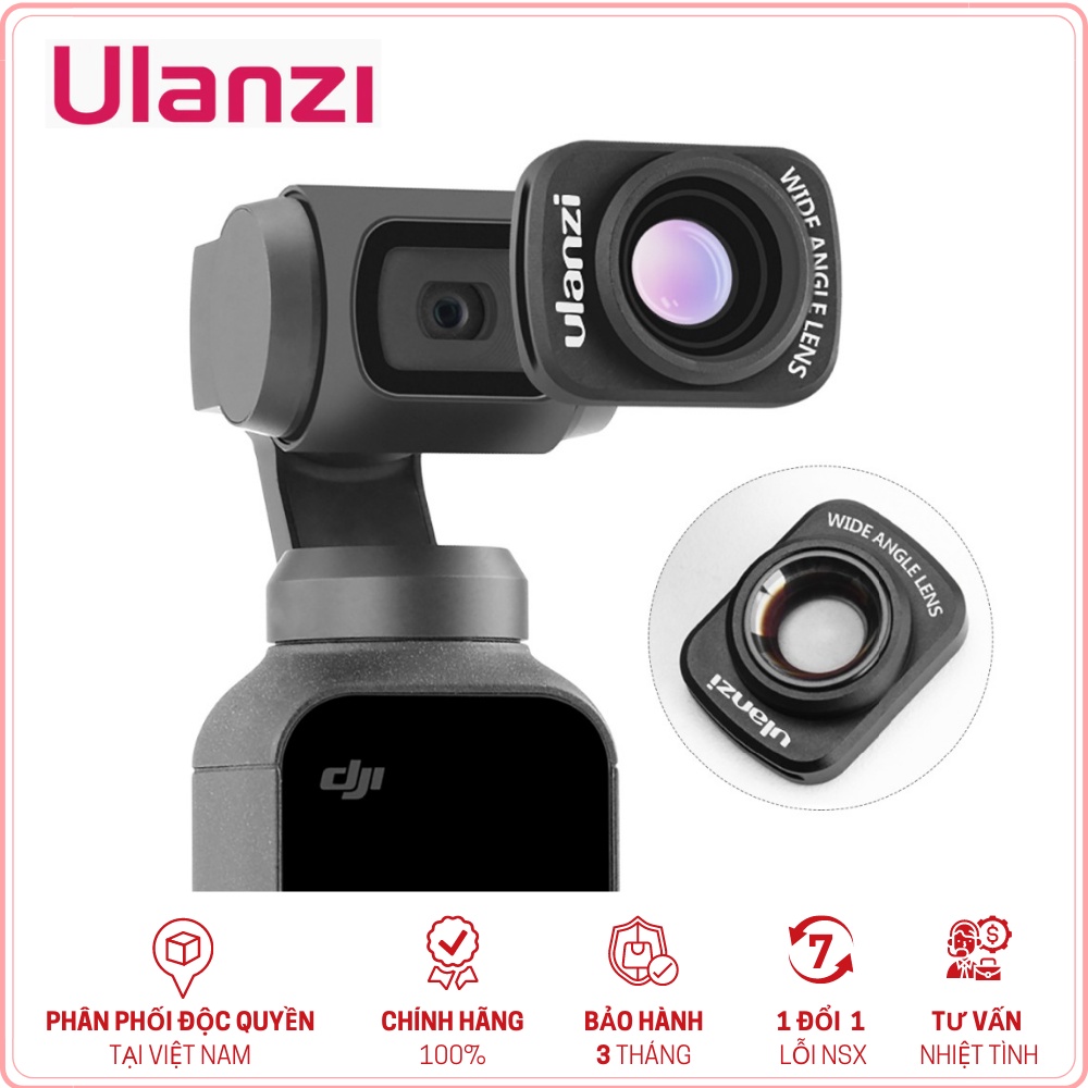 ULANZI OP-5 - HÀNG CHÍNH HÃNG - (Wide Angel Lens) Lens góc rộng dành cho DJI Osmo Pocket