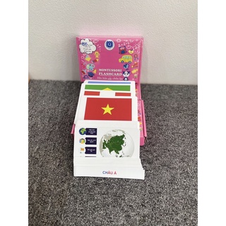 Montessori Flashcard: Văn hoá các châu lục