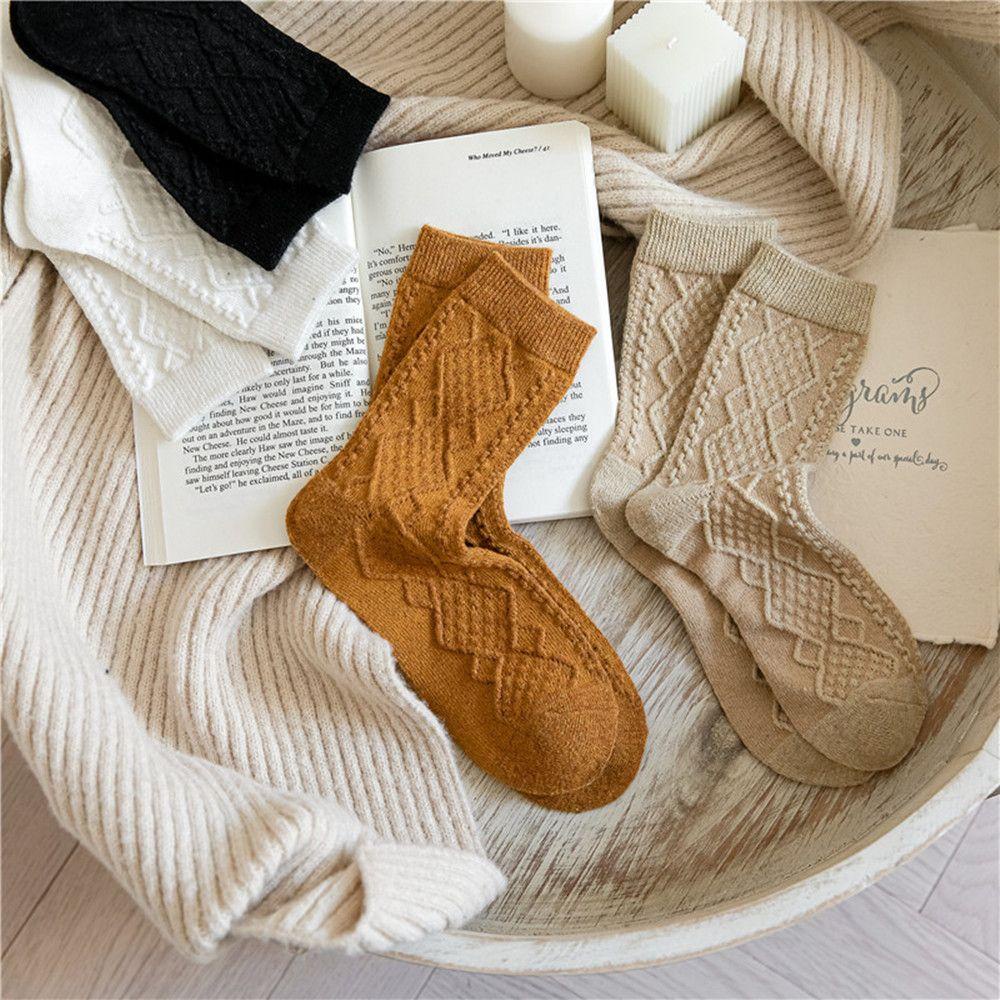 YVE Chăn Len Cashmere Dày Mềm Mại Giữ Ấm Mùa Đông Phong Cách Vintage