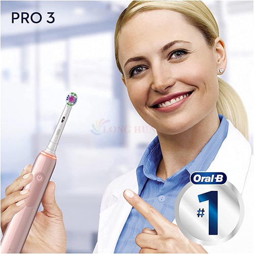 Bàn chải điện Oral-B Pro 3 3000 3D White - Hàng nhập khẩu