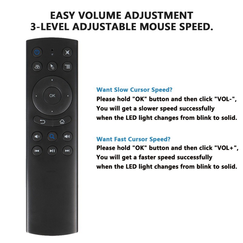 Chuột Bay G20 G20Bts Bluetooth Cho Xiaomi Smart Tv Mibox Fire Stick Fire Tv Shiled Tv